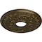 Ekena Millwork Baltimore Ceiling Medallion (Fits Canopies up to 5 1/2"), 15 3/8"OD x 4 1/4"ID x 1 1/2"P, Brass CM15BABRS - alternate 2
